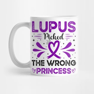 Lupus Picked The Wrong Princess Lupus Awareness Mug